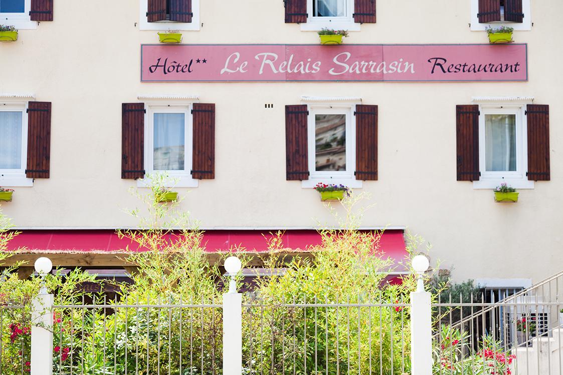 Logis Le Relais Sarrasin Hotel Vezenobres ภายนอก รูปภาพ